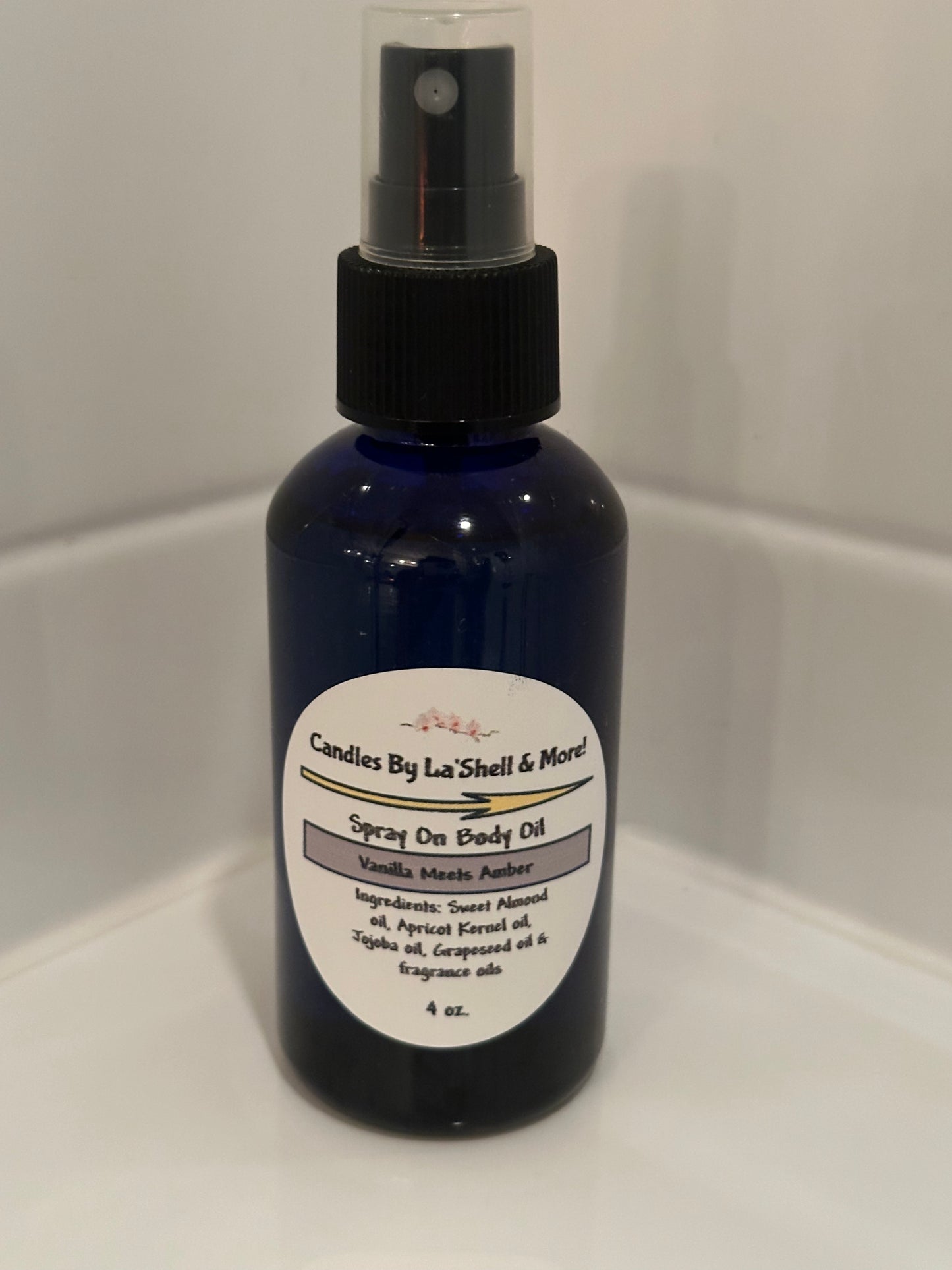 Amber Meets Vanilla / Body Oil & A Spray Bottle